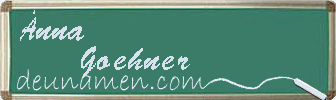 Änna Goehner Visitenkarte